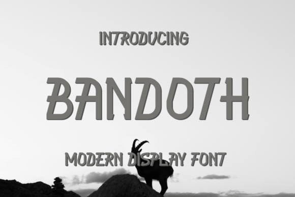 Bandoth: The Modern Display Font for Your Next Campaign