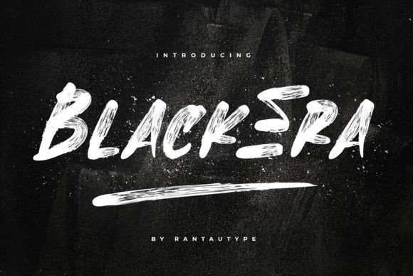Black Era Font: A Handmade Font for Polished Branding