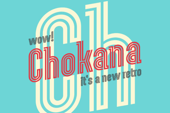 Chokana: The Nostalgic Display Font That Recharges Your Brand