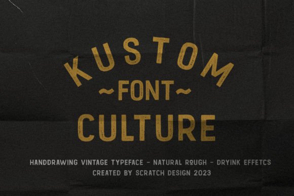 Choosing Kustom Culture Font for a Real Web Design Project