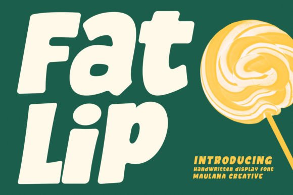 Fatlip: A Bold Display Font for Consistent Branding