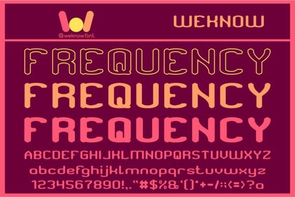 Frequency: A Display Font Built for Modern Presence