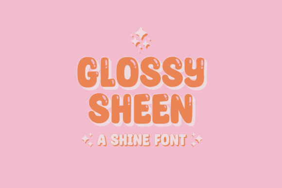 Glossy Sheen: The Shiny Display Font for Modern Web Design