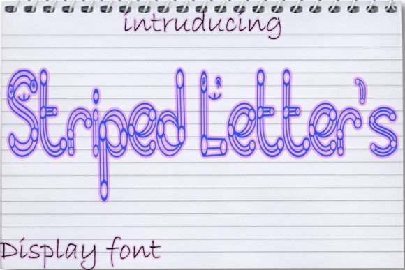 How Striped Letters Became My Secret Weapon for Playful Branding