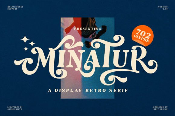 Minatur: A Craft-Friendly Display Font for Your Beautiful Projects