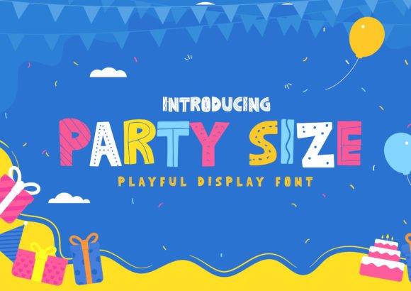 Party Size: A Display Font for Joyful Publications
