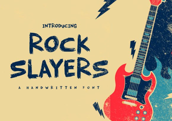 Rock Slayers: A Bold Font for Crafters and Product Creators