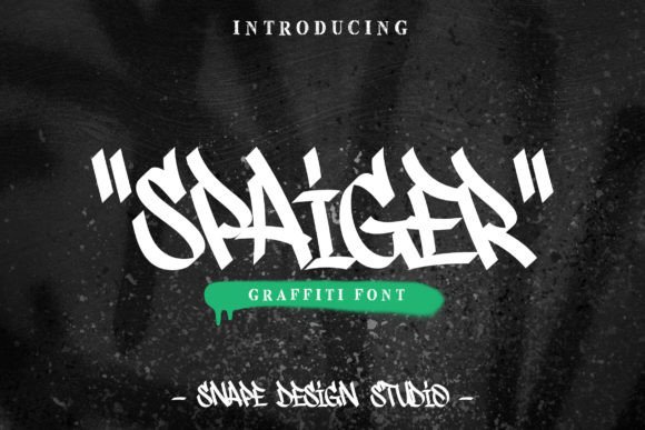 Spaiger: A Graffiti-Inspired Display Font for Modern Web Design