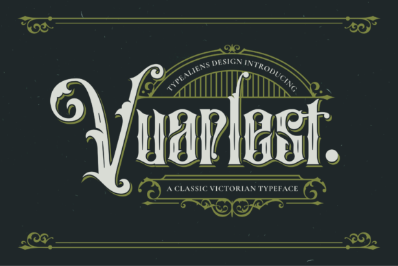 Vuarlest: A Display Font for Vintage Branding Projects